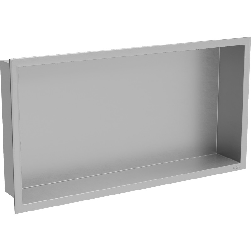 Mexen X-Wall-R nástenná polica s golierom 60 x 30 cm, inox - 1910603010