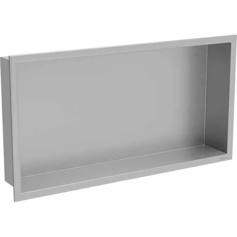Mexen X-Wall-R Nástenná polička s golierom 60 x 30 cm, inox - 1910603010