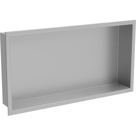 Mexen X-Wall-R Nástenná polička s golierom 60 x 30 cm, inox - 1910603010