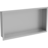 Mexen X-Wall-R nástenná polica s lemom 60 x 30 cm, inox - 1910603010