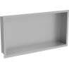 Mexen X-Wall-R Nástenná polička s golierom 60 x 30 cm, inox - 1910603010