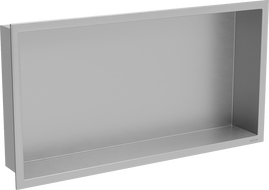 Mexen X-Wall-R nástenná polica s lemom 60 x 30 cm, inox - 1910603010