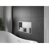 Mexen X-Wall-R nástenná polica s lemom 60 x 30 cm, inox - 1910603010