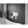 Mexen X-Wall-R Nástenná polička s golierom 60 x 30 cm, inox - 1910603010