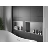 Mexen X-Wall-R nástenná polica s lemom 60 x 30 cm, inox - 1910603010