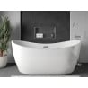Mexen X-Wall-R Nástenná polička s golierom 60 x 30 cm, inox - 1910603010