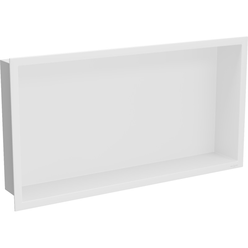 Mexen X-Wall-R výklenková polica s lemom 60 x 30 cm, biela - 1920603010