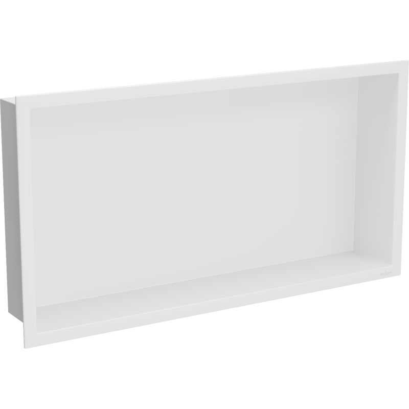 Mexen X-Wall-R výklenková polička s okrajom 60 x 30 cm, biela - 1920603010