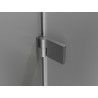 Mexen Lunar-B Sprchový kút výklopný ľavý 100 x 80 cm, transparentný, gun gray brúsený - 832-100-080-66-00-L