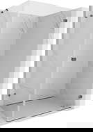 Mexen Lunar-B sprchovací kút s pántom pravý 95 x 70 cm, priehľadný, brúsený gun gray - 832-095-070-66-00-P