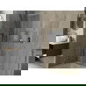 Mexen X-Wall-R zapustená polička s okrajom a poličkou 60 x 30 cm, inox - 1910603010S