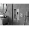 Mexen X-Wall-R nika s golierom a poličkou 60 x 30 cm, inox - 1910603010S