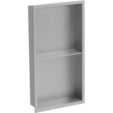 Mexen X-Wall-R nika s golierom a poličkou 60 x 30 cm, inox - 1910603010S