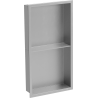 Mexen X-Wall-R nika s golierom a poličkou 60 x 30 cm, inox - 1910603010S