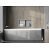 Mexen X-Wall-R nástenná polica s lemom a policou 60 x 30 cm, inox - 1910603010S