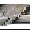 Mexen X-Wall-R zapustená polička s okrajom a poličkou 60 x 30 cm, inox - 1910603010S