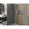 Mexen X-Wall-R nástenná polica s prírubou 75 x 30 cm, inox - 1910753010