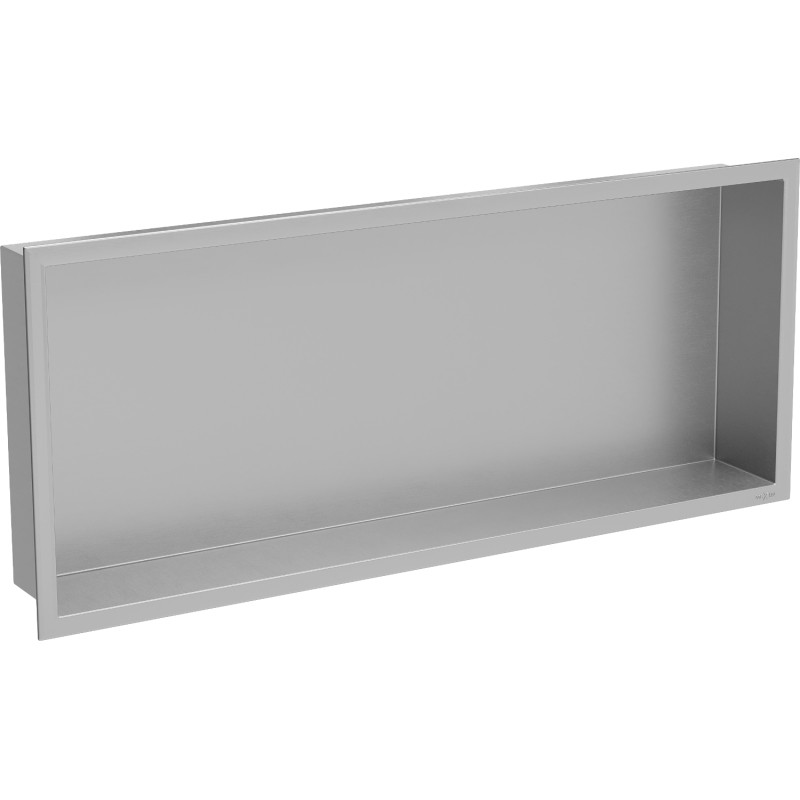 Mexen X-Wall-R nástenná polica s límcom 75 x 30 cm, inox - 1910753010