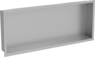 Mexen X-Wall-R nástenná polica s límcom 75 x 30 cm, inox - 1910753010