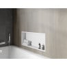 Mexen X-Wall-R nástenná polička s límcom 75 x 30 cm, biela - 1920753010