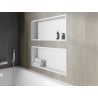 Mexen X-Wall-R nástenná polička s límcom 75 x 30 cm, biela - 1920753010