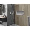 Mexen X-Wall-R nástenná polička s límcom 75 x 30 cm, biela - 1920753010