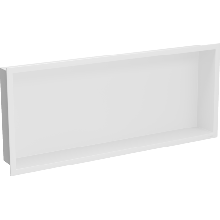Mexen X-Wall-R zapustená polička s okrajom 75 x 30 cm, biela - 1920753010