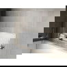 Mexen X-Wall-R nástenná polica s obrubou 90 x 30 cm, inox - 1910903010