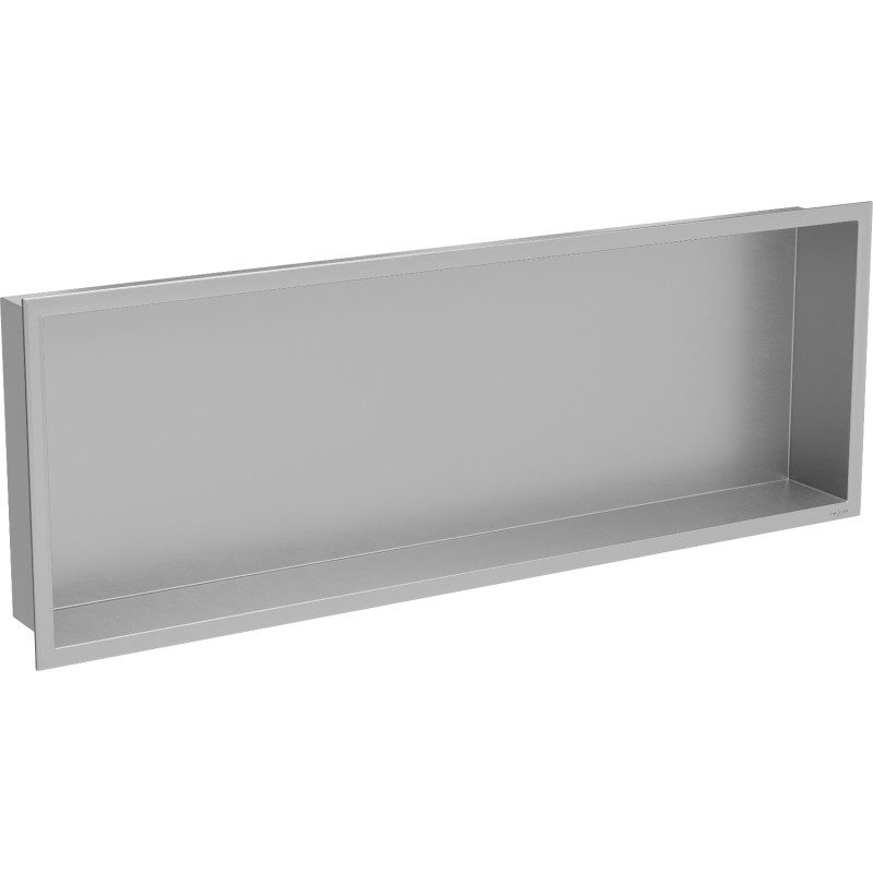 Mexen X-Wall-R nástenná polica s lemom 90 x 30 cm, inox - 1910903010