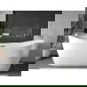Mexen X-Wall-R zapustená polička s okrajom 90 x 30 cm, inox - 1910903010