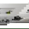 Mexen X-Wall-R zapustená polička s okrajom 90 x 30 cm, biela - 1920903010