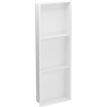 Mexen X-Wall-R výklenková polička s prírubou a policou 90 x 30 cm, biela - 1920903010S
