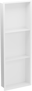 Mexen X-Wall-R nástenná polica s prírubou a poličkou 90 x 30 cm, biela - 1920903010S