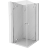 Mexen Mist H L Duo sprchový kút s dverami 110 x 110 cm, transparentný, chróm - 8A5L-110L-110P-01-00