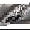 Mexen Lunar-B sprchovací kút pravý 90 x 90 cm, transparentný, gun gray kartáčovaný - 832-090-090-66-00-P