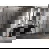 Mexen Lunar-B sprchovací kút pravý 90 x 90 cm, transparentný, gun gray kartáčovaný - 832-090-090-66-00-P