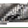 Mexen Lunar-B sprchovací kút výklopný pravý 100 x 90 cm, transparentný, brúsená gun gray - 832-100-090-66-00-P