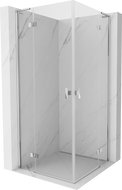 Mexen Mist H L Duo sprchovací kút 120 x 120 cm, priehľadný, chróm - 8A5L-120L-120P-01-00