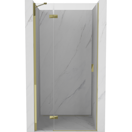Mexen Mist-H sprchové dvere výkyvné ľavé 120 cm, transparentné, zlaté - 8A5-120-000-50-00-L