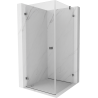 Mexen Lunar-B sprchovací kút otvárací ľavý 70 x 70 cm, transparentný, gun metal - 832-070-070-95-00-L