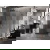Mexen Lunar-B sprchový kút výkyvný ľavý 85 x 70 cm, transparentný, gun metal - 832-085-070-95-00-L
