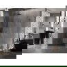Mexen Lunar-B sprchový kút výkyvný ľavý 85 x 70 cm, transparentný, gun metal - 832-085-070-95-00-L