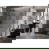 Mexen Lunar-B sprchový kút výkyvný ľavý 85 x 70 cm, transparentný, gun metal - 832-085-070-95-00-L
