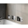 Mexen X-Wall-NR nástenná polica bez príruby 30 x 20 cm, inox - 1911302010