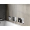 Mexen X-Wall-NR zapustená polica bez obruby 30 x 20 cm, inox - 1911302010