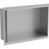 Mexen X-Wall-NR nástenná polica bez príruby 30 x 20 cm, inox - 1911302010