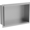 Mexen X-Wall-NR zapustená polica bez lemovania 30 x 20 cm, inox - 1911302010