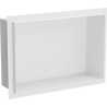 Mexen X-Wall-NR zapustená polica bez obruby 30 x 20 cm, Biela - 1921302010