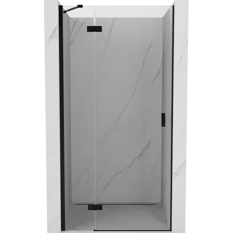 Mexen Mist-H sprchové dvere otočné ľavé 120 cm, transparentné, čierne - 8A5-120-000-70-00-L