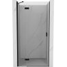 Mexen Mist-H sprchové dvere otočné ľavé 120 cm, transparentné, čierne - 8A5-120-000-70-00-L